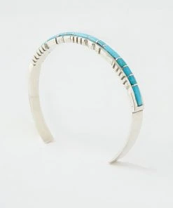 Karen Kane Zuni Turquoise Inlay Cuff Bracelet Accessories