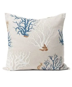 Karen Kane Coral Print Pillow