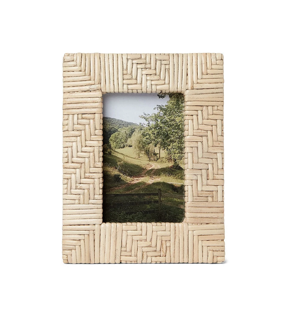 Karen Kane Home Braided Rattan Picture Frame - Elegant Decorative Frame for Wall Art 5 Karen Kane Home Braided Rattan Picture Frame