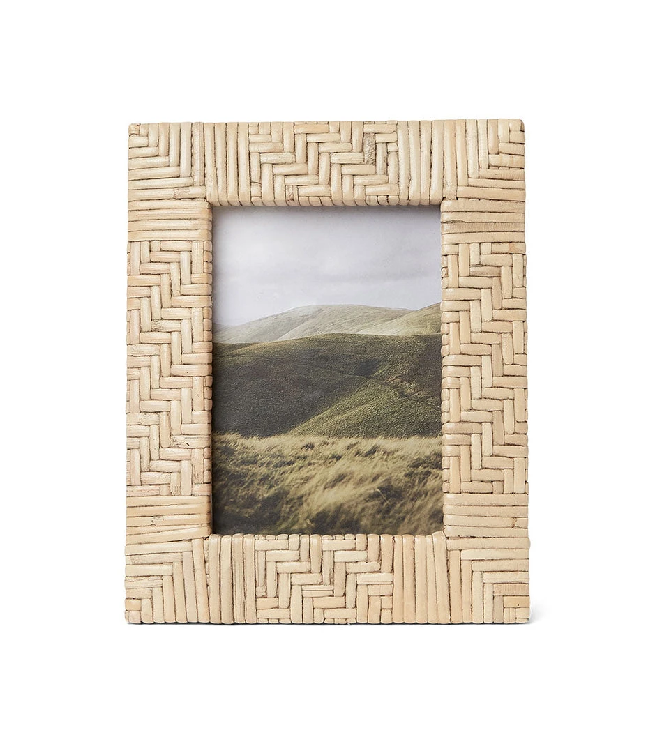 Karen Kane Home Braided Rattan Picture Frame - Elegant Decorative Frame for Wall Art 4 Karen Kane Home Braided Rattan Picture Frame
