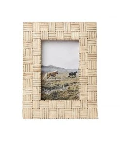 Karen Kane Home Crosshatch Rattan Picture Frame