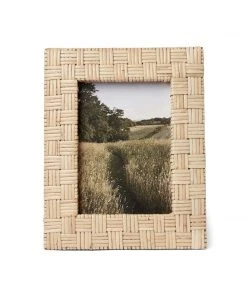 Karen Kane Home Crosshatch Rattan Picture Frame