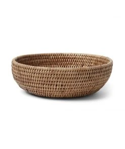 Karen Kane Home Rattan Bowl - Stylish Decorative Bowl for Kitchen & Tabletop 12 Karen Kane Home Rattan Bowl