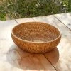 Karen Kane Home Rattan Bowl