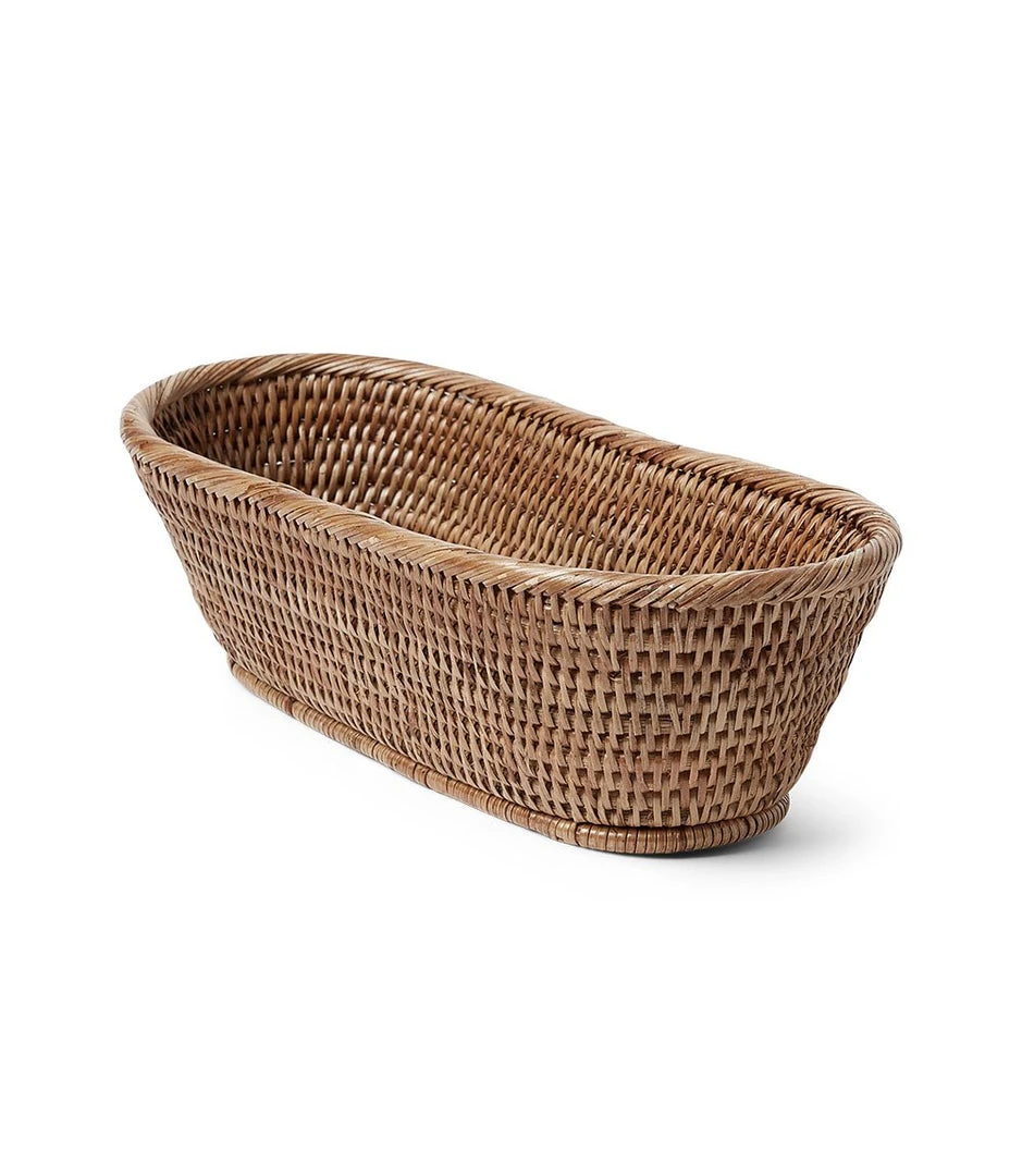 Karen Kane Oval Rattan Basket – Stylish Decorative Storage for Home & Kitchen 3 Karen Kane Oval Rattan Basket