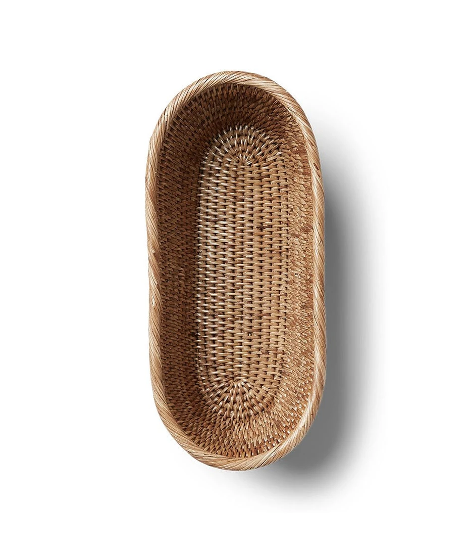 Karen Kane Oval Rattan Basket – Stylish Decorative Storage for Home & Kitchen 5 Karen Kane Oval Rattan Basket