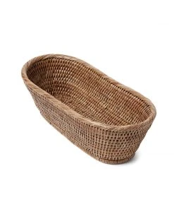 Karen Kane Oval Rattan Basket – Stylish Decorative Storage for Home & Kitchen 14 Karen Kane Oval Rattan Basket