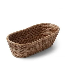 Karen Kane Oval Rattan Basket – Stylish Decorative Storage for Home & Kitchen 16 Karen Kane Oval Rattan Basket