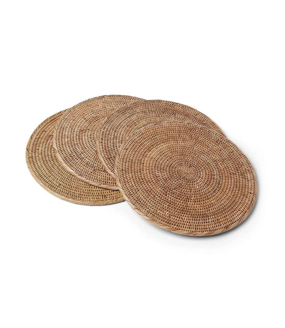 Karen Kane Rattan Placemat Set for Dining Table - Eco-Friendly & Stylish Home Decor 5 Karen Kane Rattan Placemat Home
