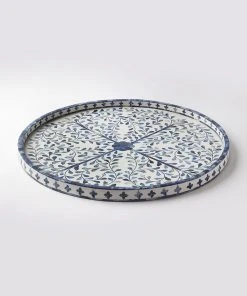 Karen Kane Home Round Mosaic Bone Tray