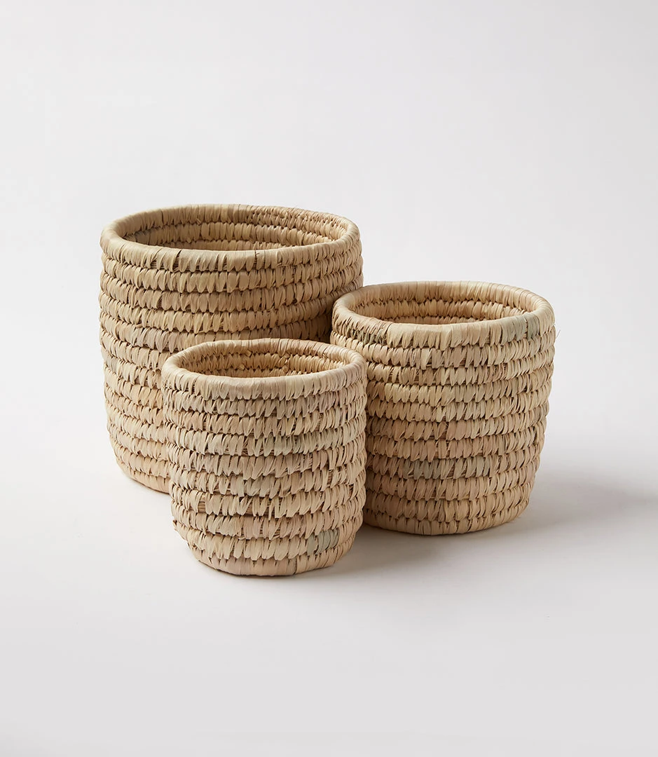 Karen Kane Date Leaf Basket Home - Elegant Decorative Basket for Modern Living 3 Karen Kane Date Leaf Basket Home