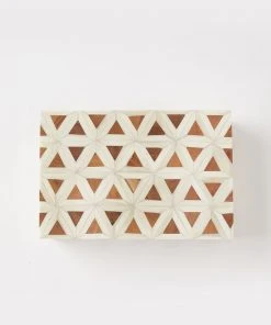 Karen Kane Home Wood Inlay Decorative Box