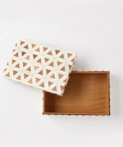 Karen Kane Home Wood Inlay Decorative Box
