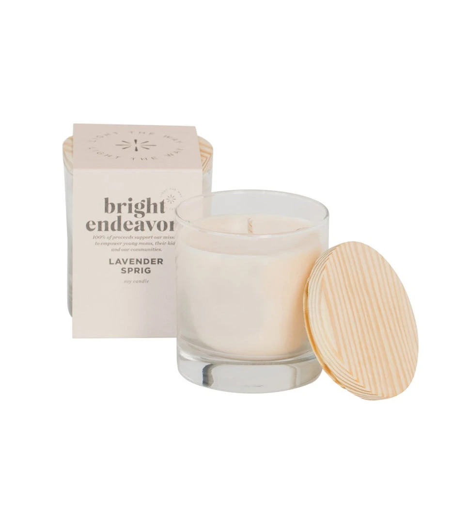 Karen Kane Lavender Scented Glass Candle - Relaxing Aromatherapy Candle for Home 5 Karen Kane Lavender Glass Candle