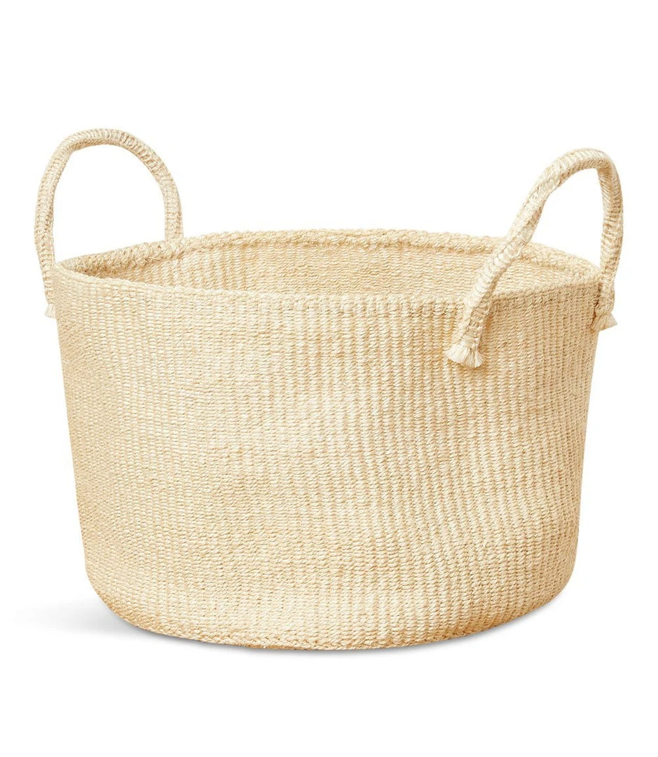 Karen Kane Home Handwoven Sisal Basket - Eco-Friendly Decorative Storage Solution 5 Karen Kane Home Handwoven Sisal Basket