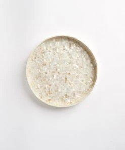 Karen Kane Round Mother Of Pearl Tray
