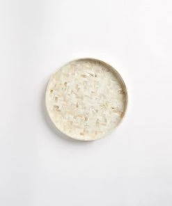 Karen Kane Round Mother Of Pearl Tray