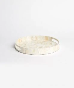 Karen Kane Round Mother Of Pearl Tray