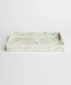 Karen Kane Home Floral Mother Of Pearl Tray - Elegant Decorative Tray for Your Home 14 Karen Kane Home Floral Mother Of Pearl Tray