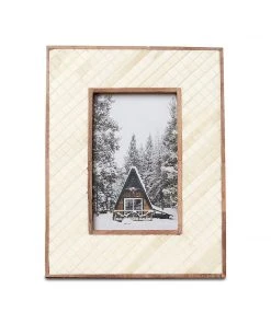 Karen Kane Home Bone & Wood Picture Frame