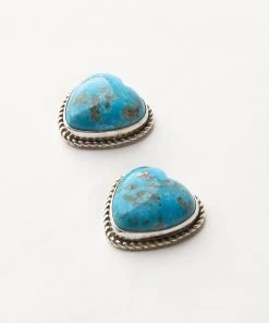 Karen Kane Turquoise Heart Earrings Accessories