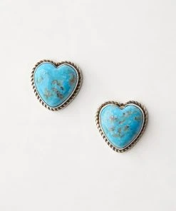 Karen Kane Turquoise Heart Earrings Accessories