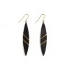 Karen Kane Kenyan Cowhorn & Brass Earrings