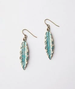 Karen Kane Feather Earrings Accessories