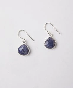 Karen Kane Accessories Gemstone Pear Drop Earrings