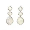 Karen Kane Mother Of Pearl Three Drop Earrings Accessories