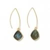 Karen Kane Gemstone Drop Earrings