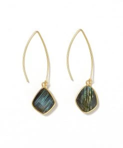 Karen Kane Gemstone Drop Earrings