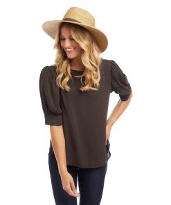 Karen Kane Straw Panama Hat