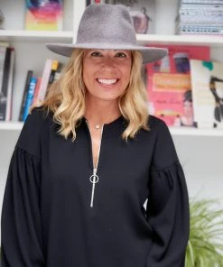 Karen Kane Accessories Luxe Velour Hat