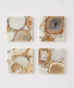 Karen Kane Agate Coasters, Set Of 4 Home