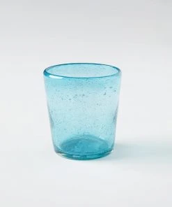 Karen Kane Handcrafted Turquoise Juice Glass Home