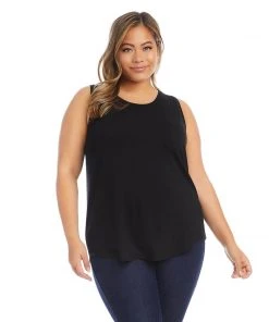 Karen Kane Plus Size Shirttail Tank