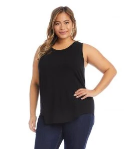 Karen Kane Plus Size Shirttail Tank