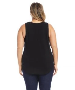 Karen Kane Plus Size Shirttail Tank