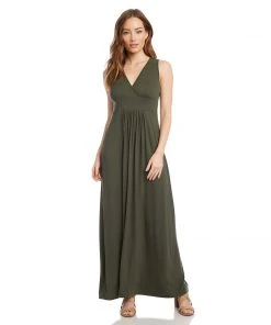 Karen Kane Best Sellers V-Neck Maxi Dress