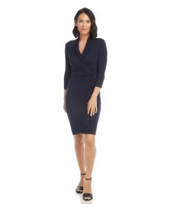 Karen Kane Cascade Wrap Dress Best Sellers