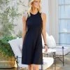 Karen Kane High Neck A Line Dress