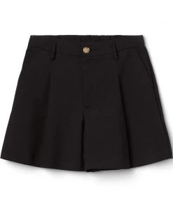 Karen Kane High-Waist Pleated Shorts