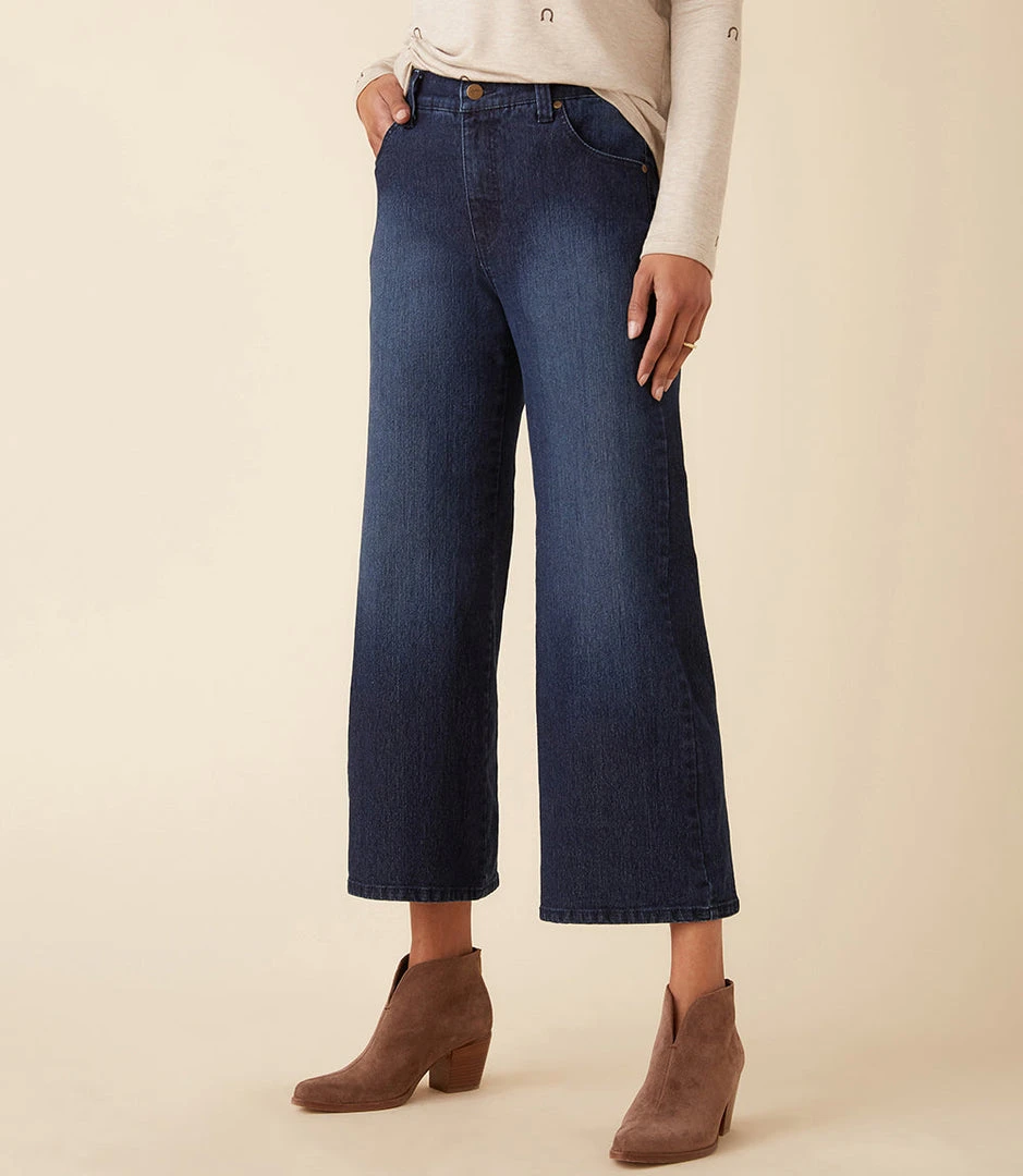 Karen Kane Wide-Leg Jeans – Best Sellers | Comfortable & Stylish Women's Bottoms 3 Karen Kane Wide-Leg Jeans Best Sellers