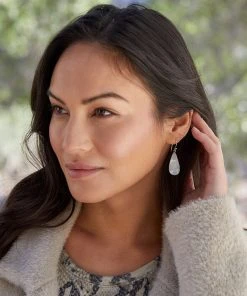 Karen Kane Accessories Mother Of Pearl Teardrop Earrings