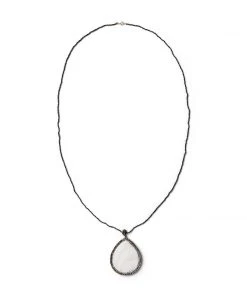 Karen Kane Large Mother Of Pearl Pendant Necklace