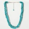 Karen Kane Triple Strand Turquoise Stone Necklace
