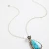 Karen Kane Turquoise Pendant Necklace Accessories