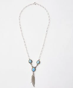 Karen Kane Accessories Opal Feather Necklace