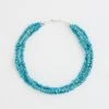 Karen Kane Three Strand Turquoise Stone Necklace Accessories